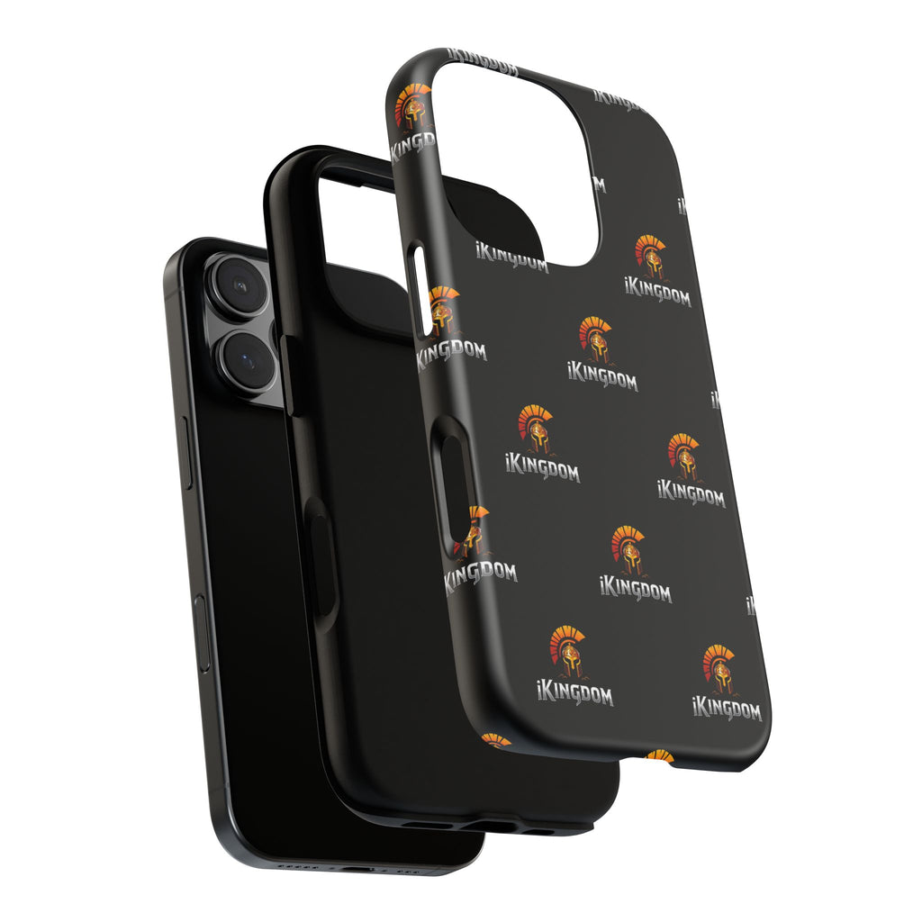 iKingdom Spartan Logo Tough Phone Case — Black Protective Phone Cover