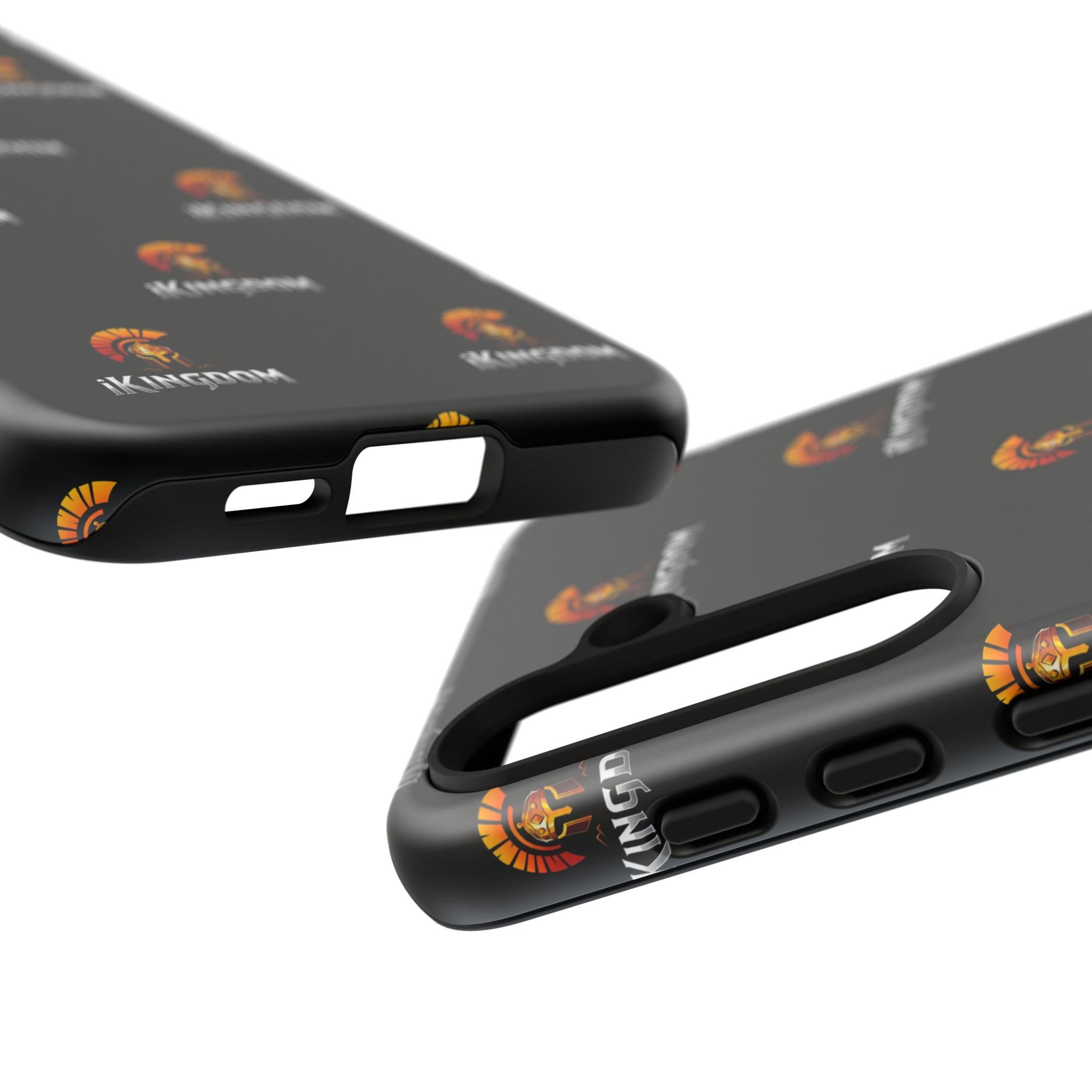 iKingdom Spartan Logo Tough Phone Case — Black Protective Phone Cover