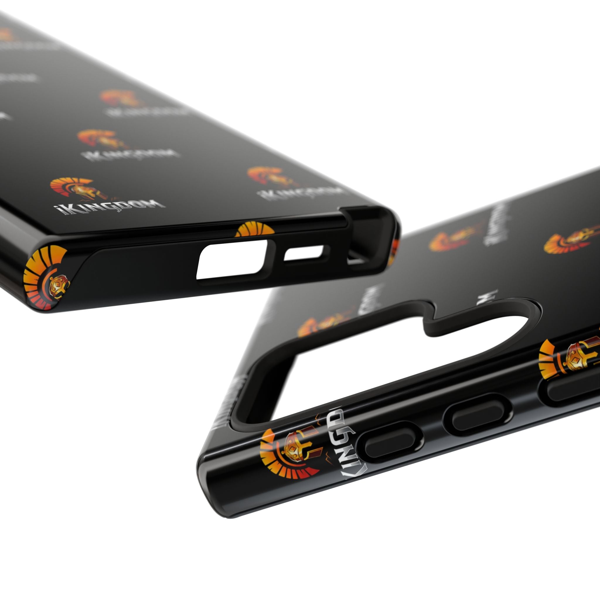 iKingdom Spartan Logo Tough Phone Case — Black Protective Phone Cover
