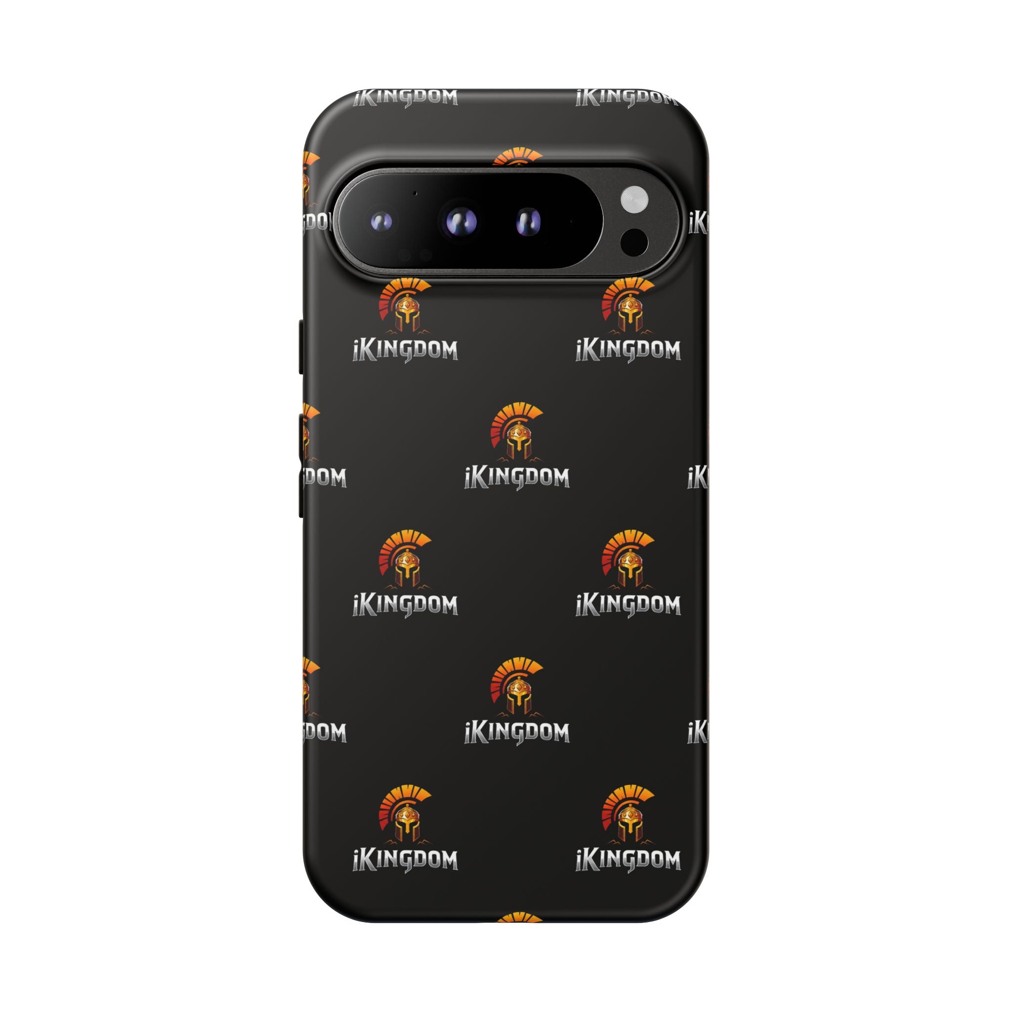 iKingdom Spartan Logo Tough Phone Case — Black Protective Phone Cover