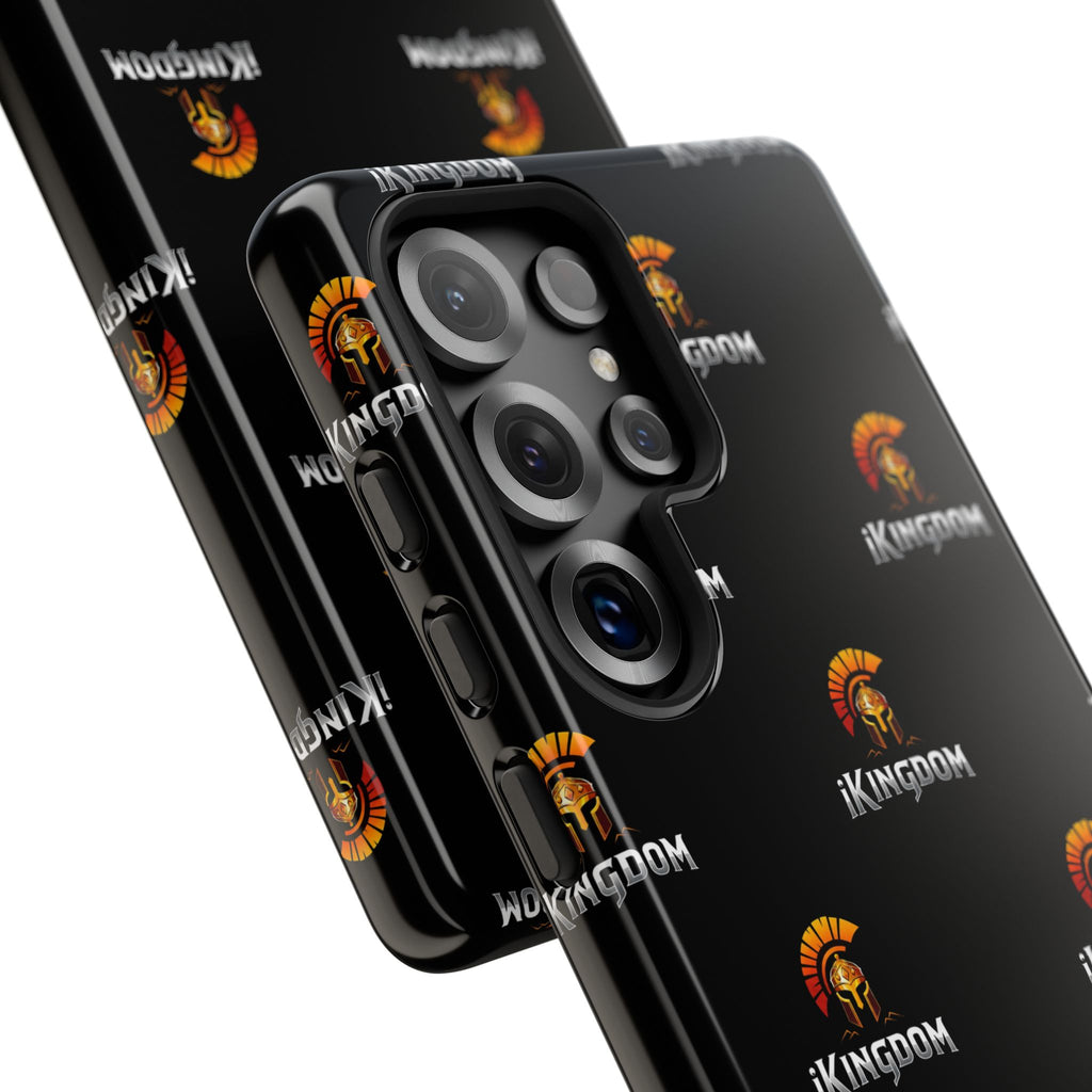 iKingdom Spartan Logo Tough Phone Case — Black Protective Phone Cover