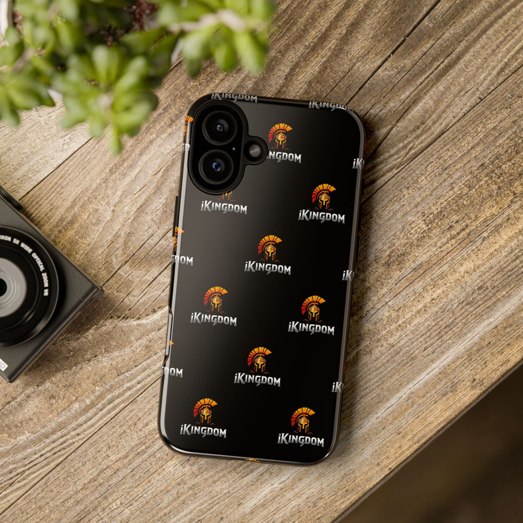 iKingdom Spartan Logo Tough Phone Case — Black Protective Phone Cover