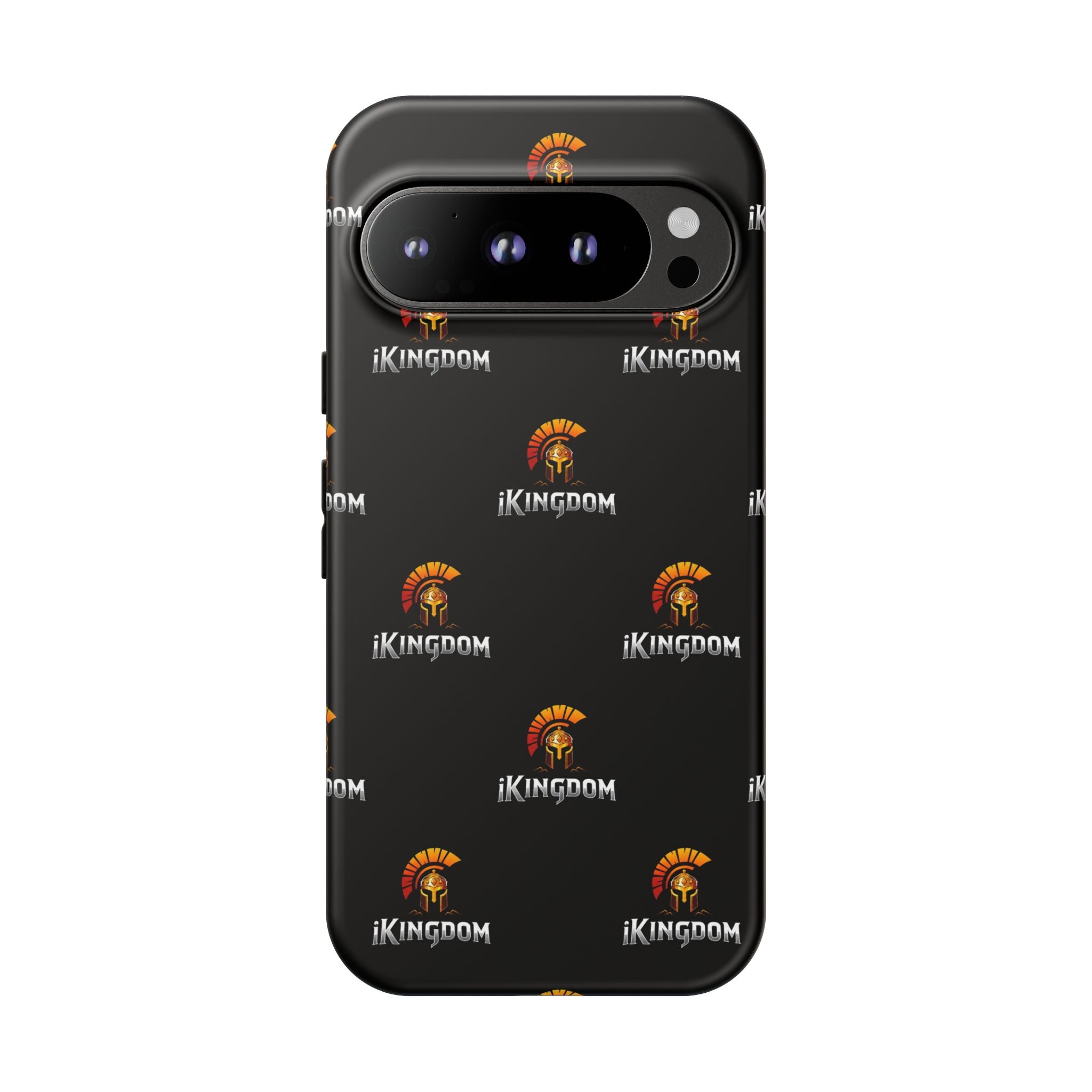 iKingdom Spartan Logo Tough Phone Case — Black Protective Phone Cover