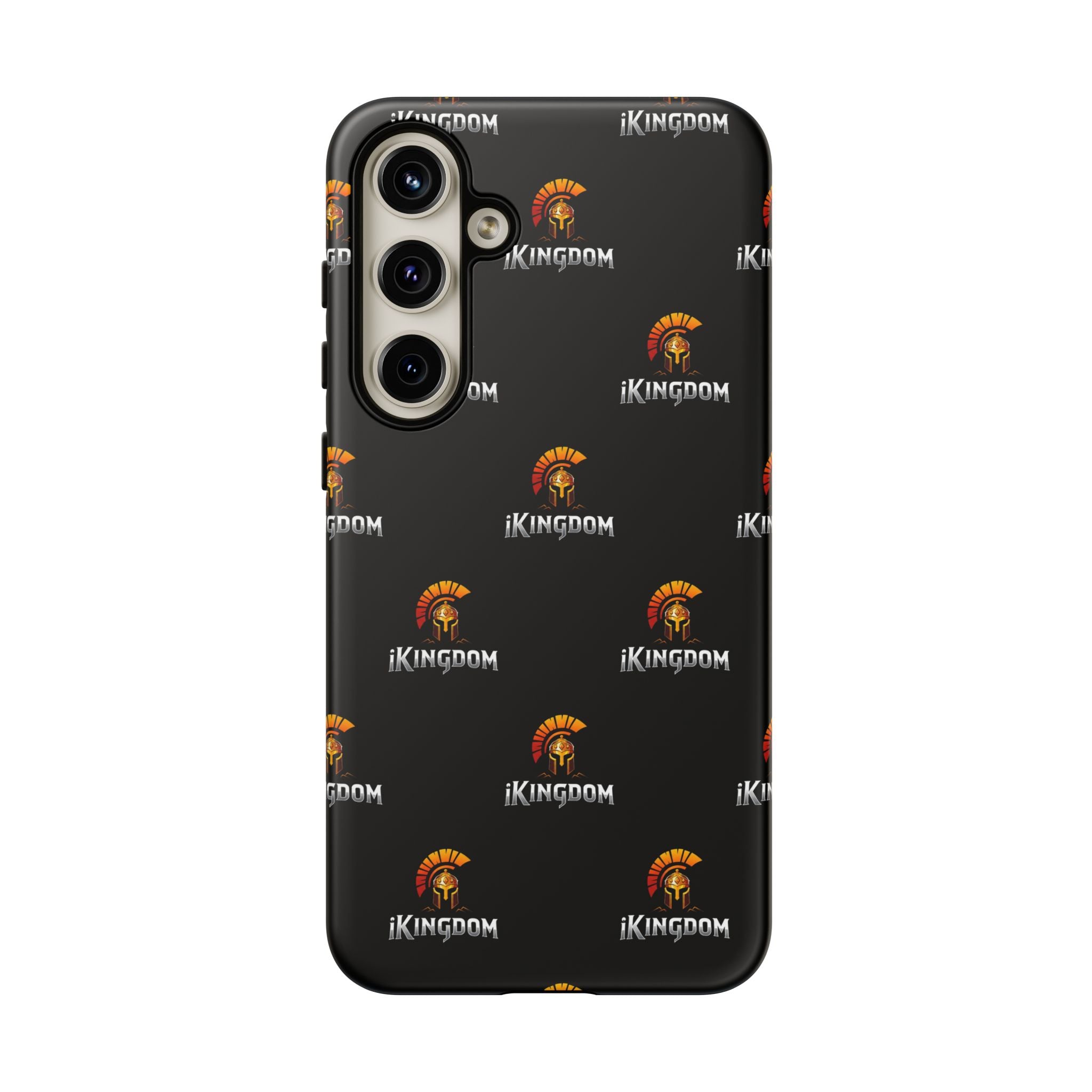 iKingdom Spartan Logo Tough Phone Case — Black Protective Phone Cover