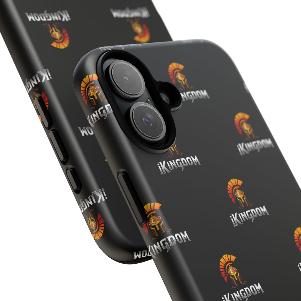 iKingdom Spartan Logo Tough Phone Case — Black Protective Phone Cover