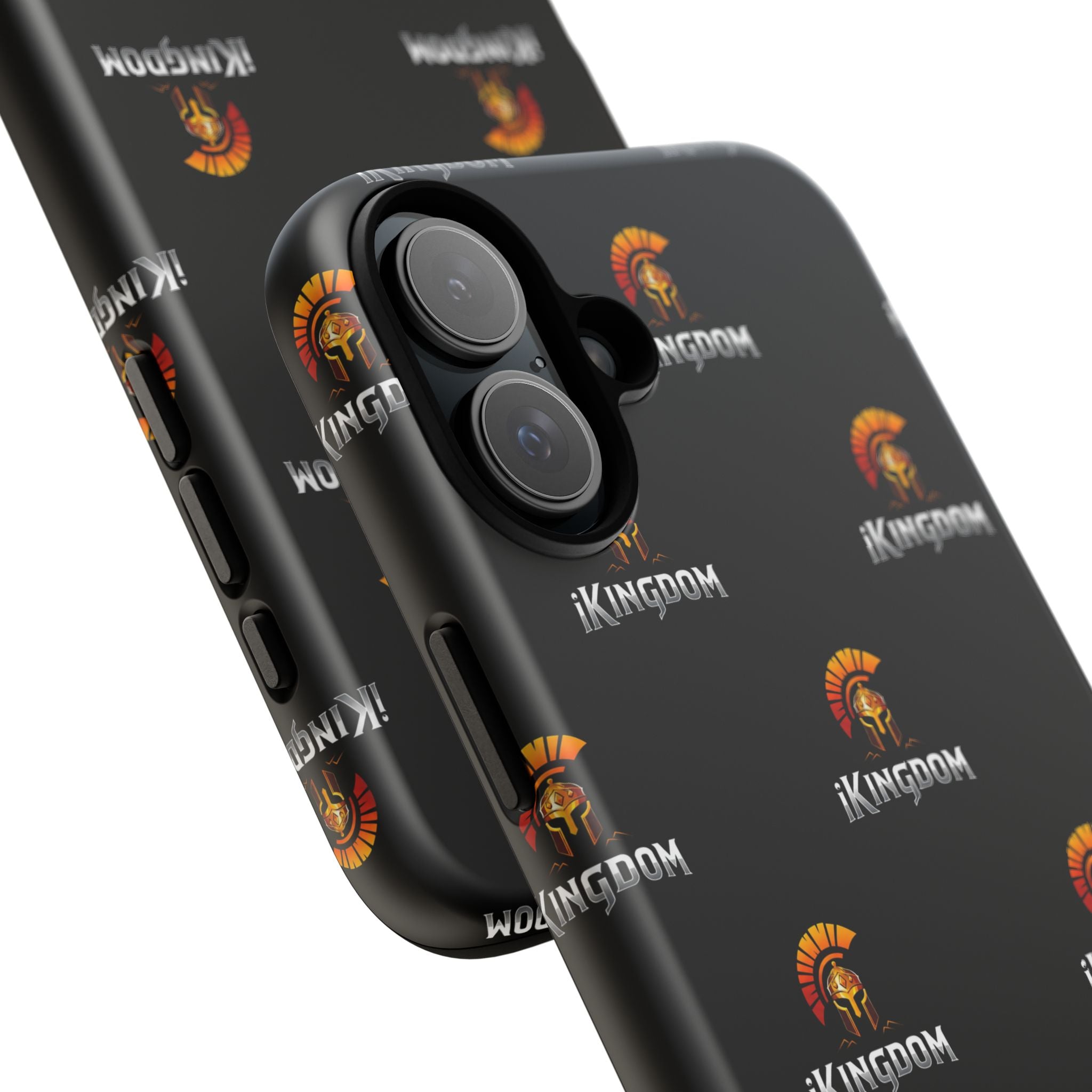 iKingdom Spartan Logo Tough Phone Case — Black Protective Phone Cover
