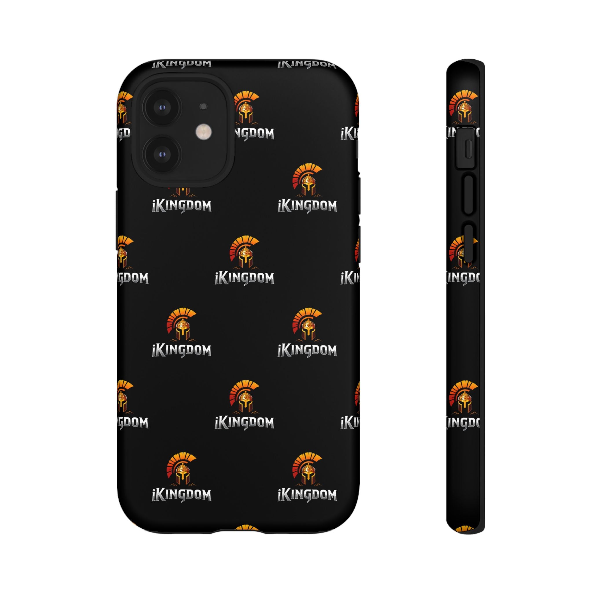 iKingdom Spartan Logo Tough Phone Case — Black Protective Phone Cover