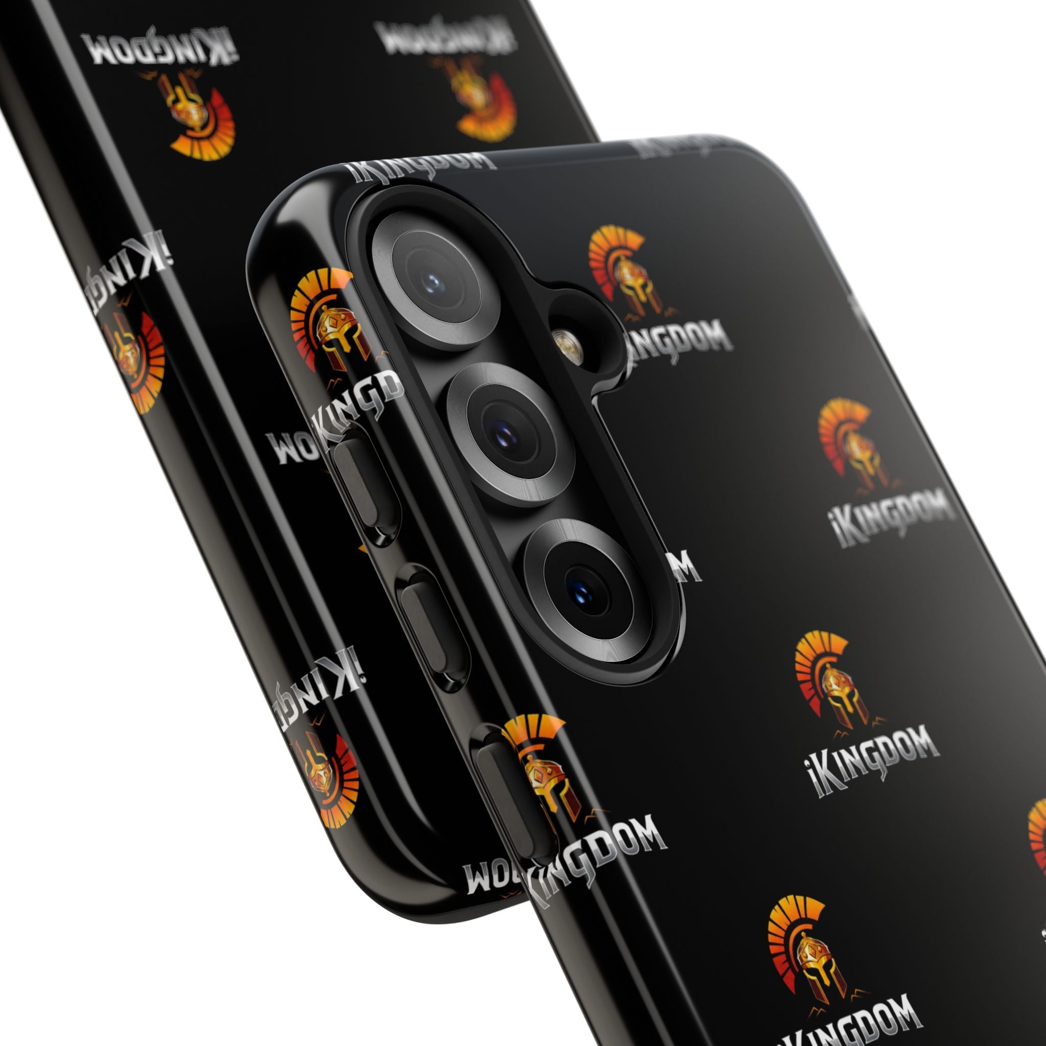 iKingdom Spartan Logo Tough Phone Case — Black Protective Phone Cover