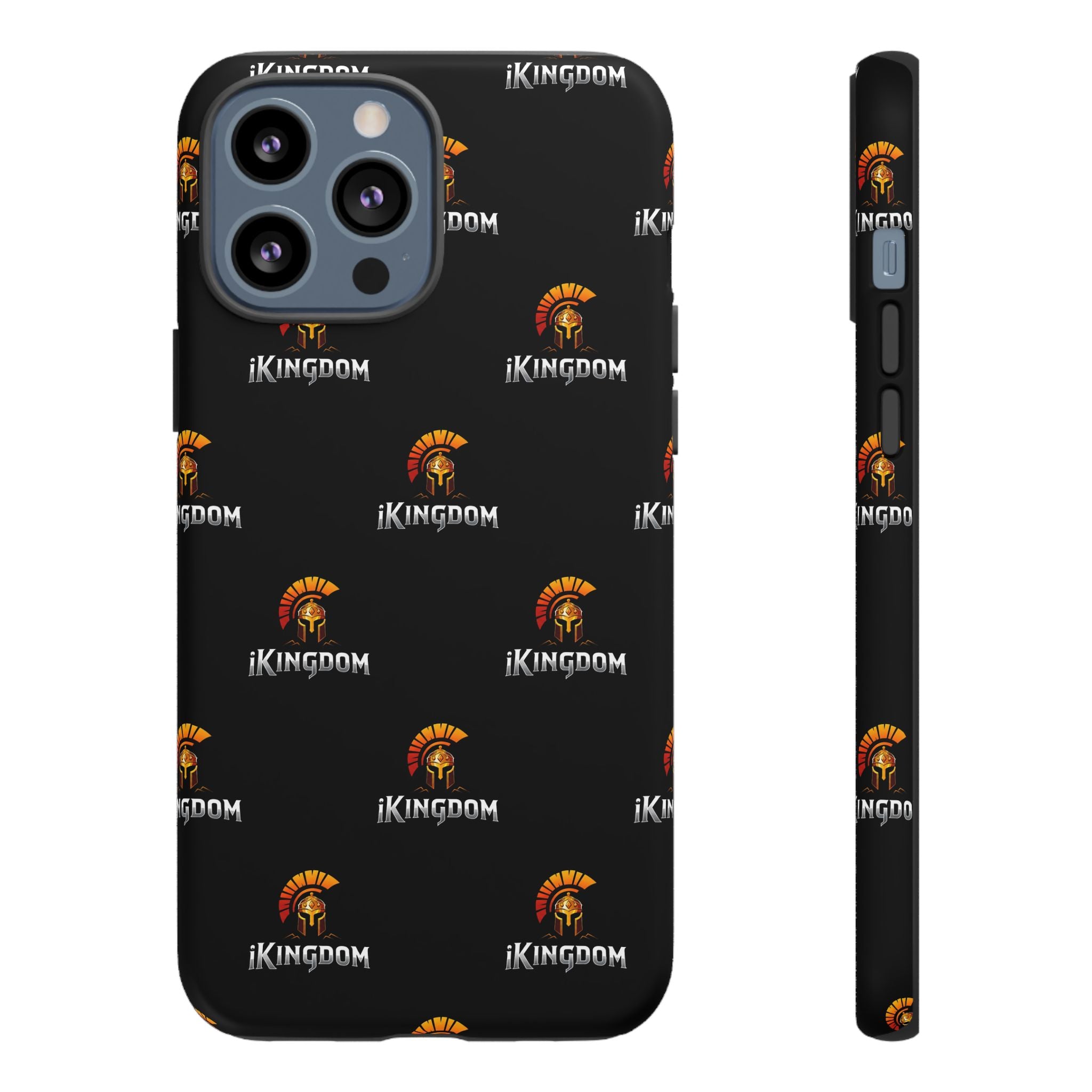 iKingdom Spartan Logo Tough Phone Case — Black Protective Phone Cover