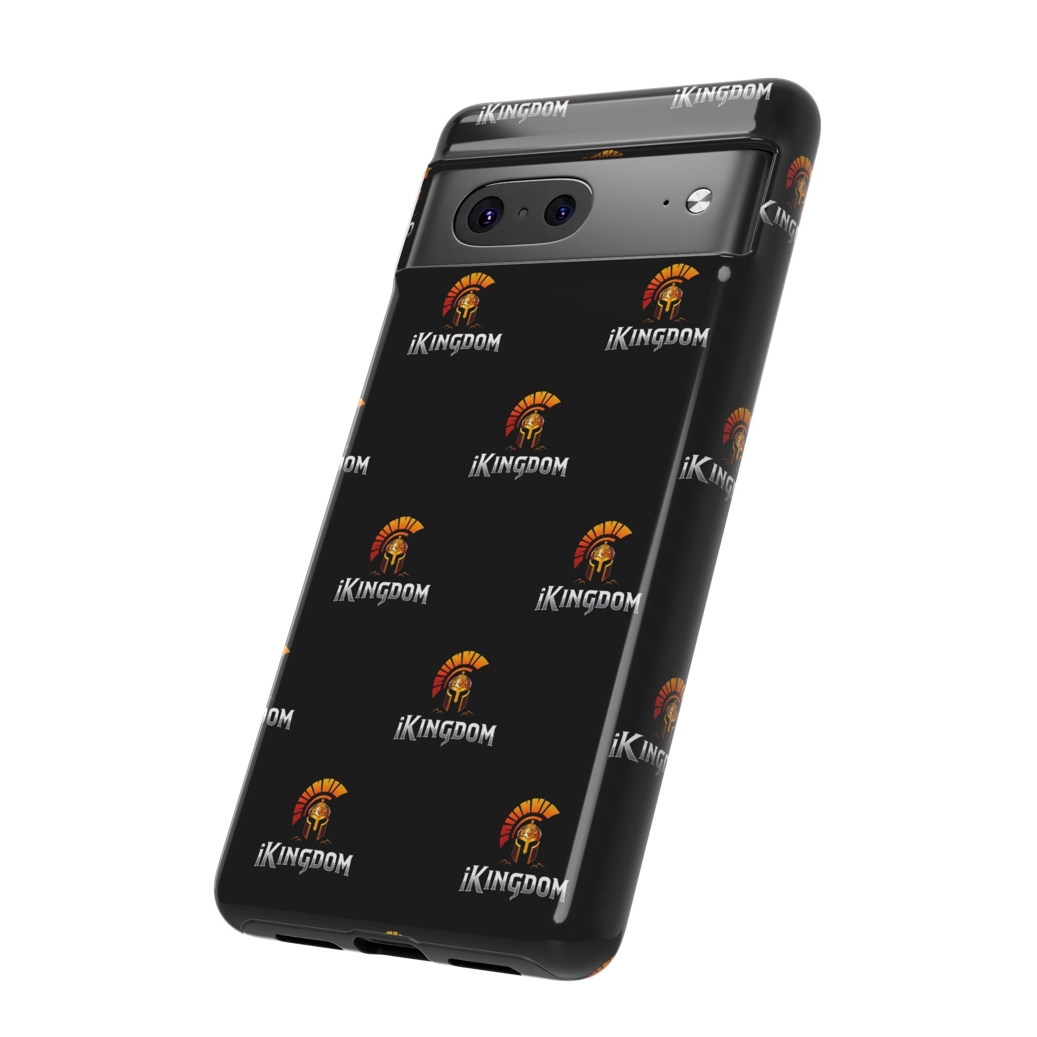 iKingdom Spartan Logo Tough Phone Case — Black Protective Phone Cover