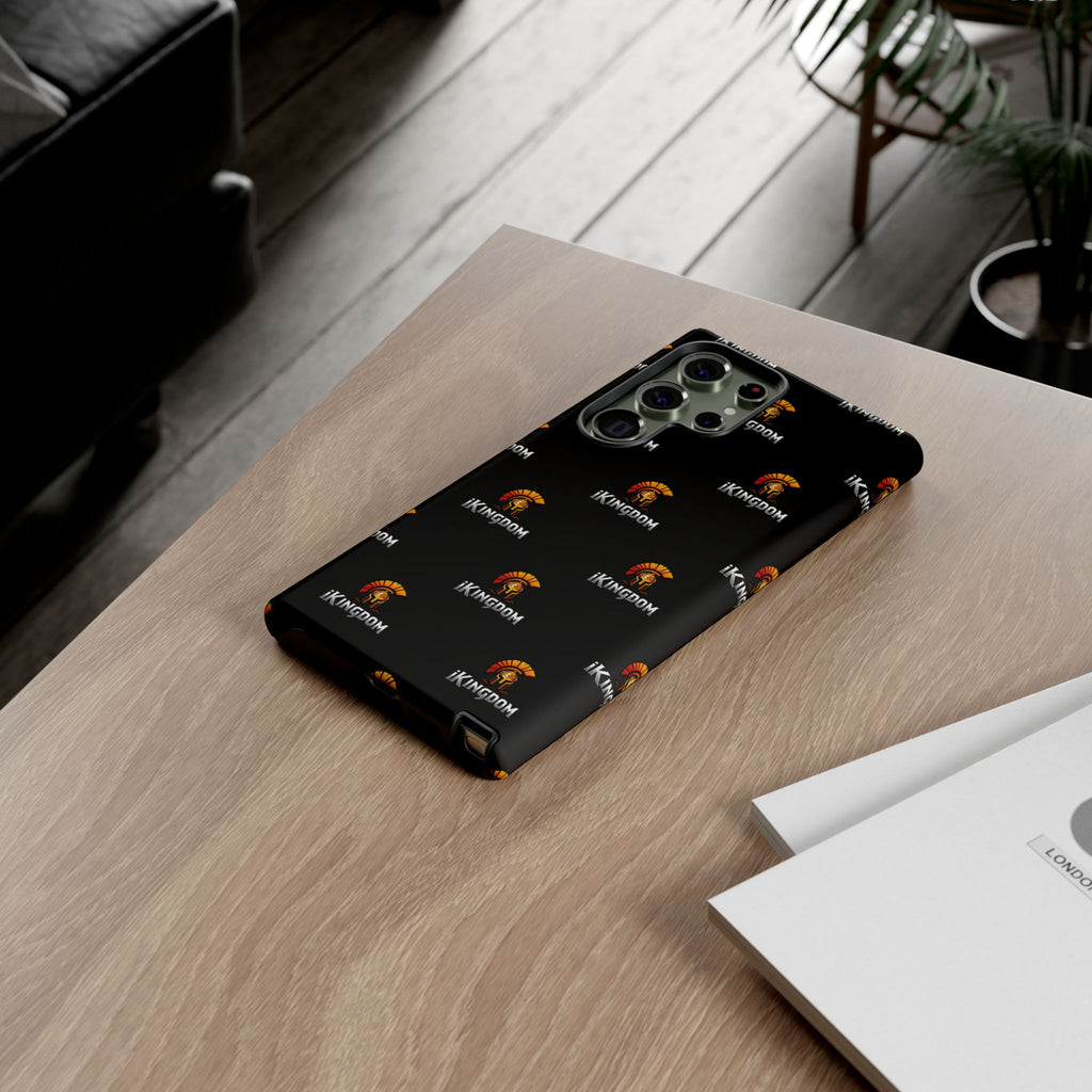 iKingdom Spartan Logo Tough Phone Case — Black Protective Phone Cover
