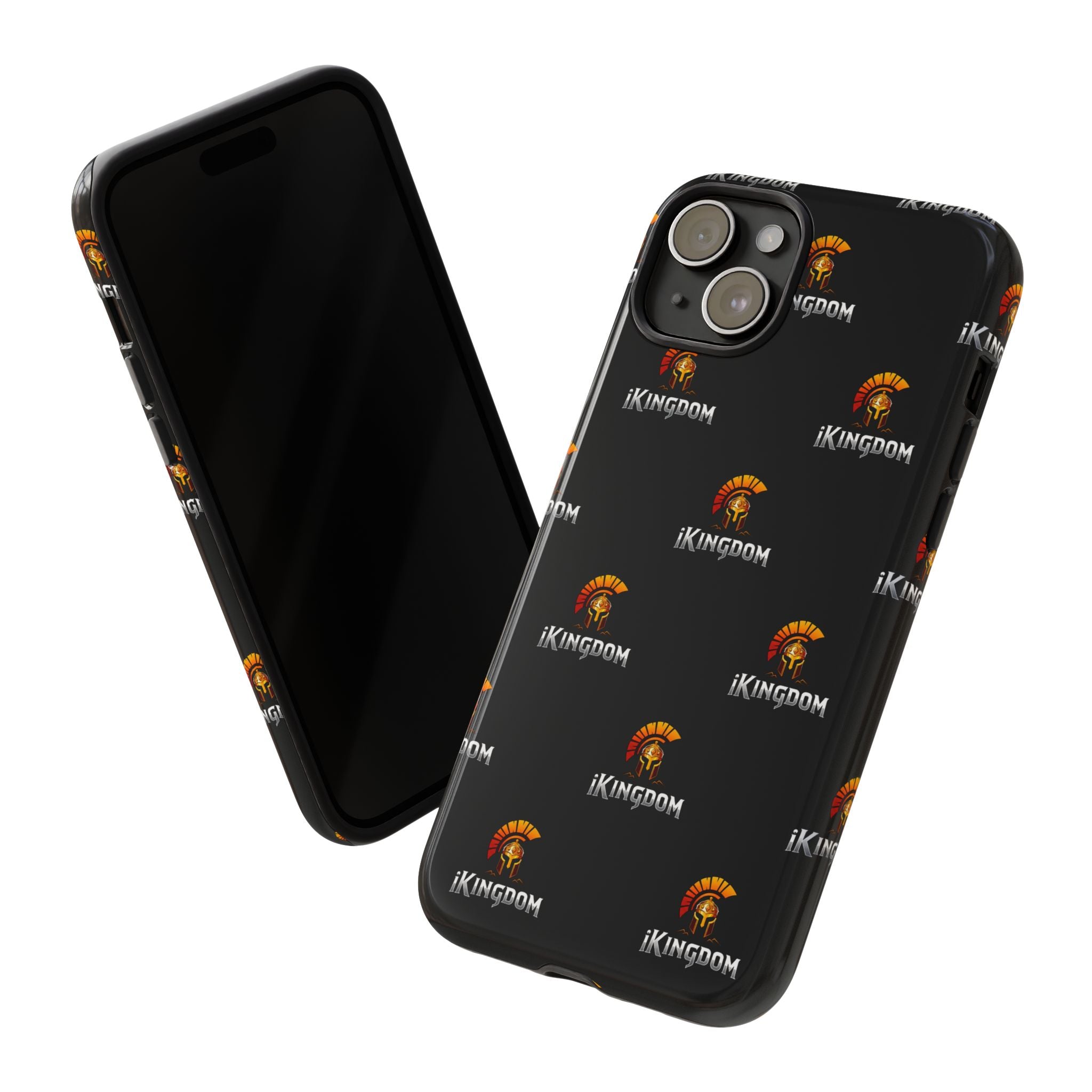iKingdom Spartan Logo Tough Phone Case — Black Protective Phone Cover