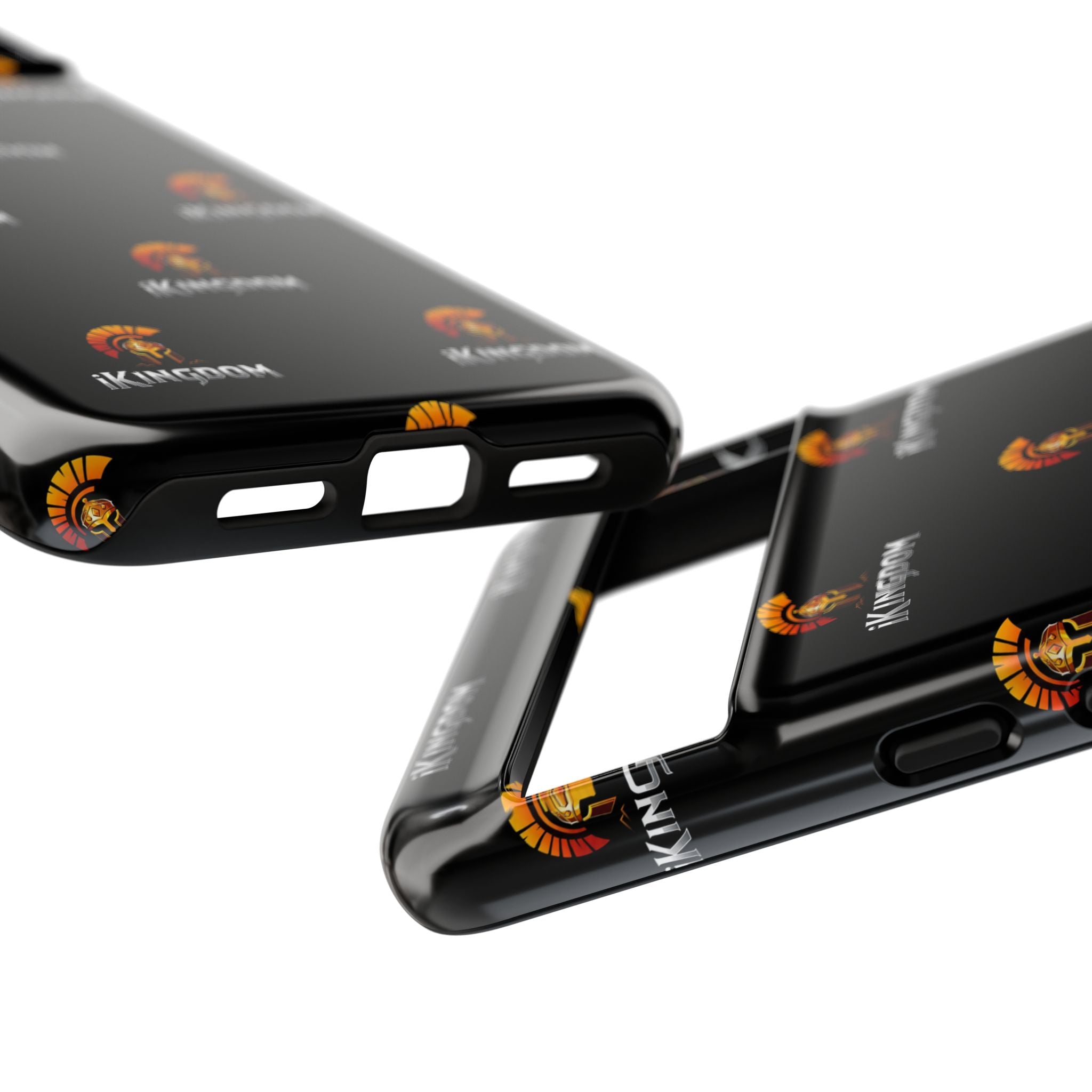 iKingdom Spartan Logo Tough Phone Case — Black Protective Phone Cover
