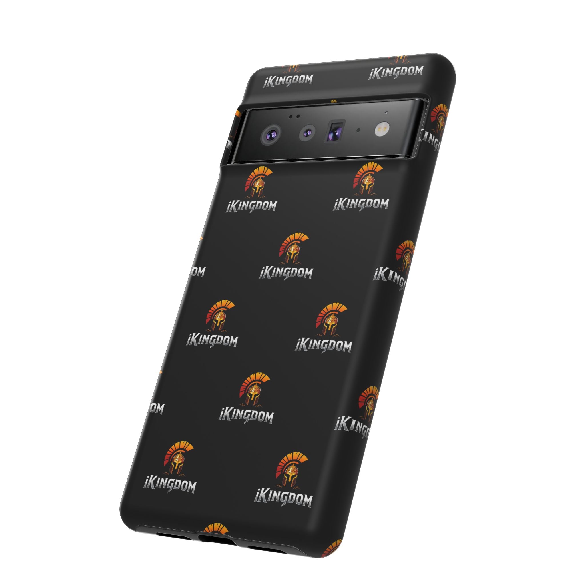 iKingdom Spartan Logo Tough Phone Case — Black Protective Phone Cover