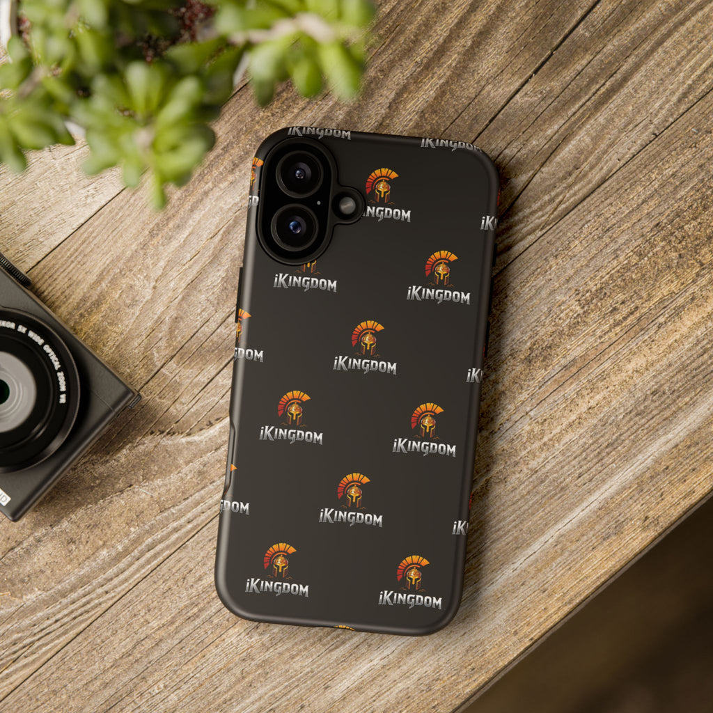 iKingdom Spartan Logo Tough Phone Case — Black Protective Phone Cover