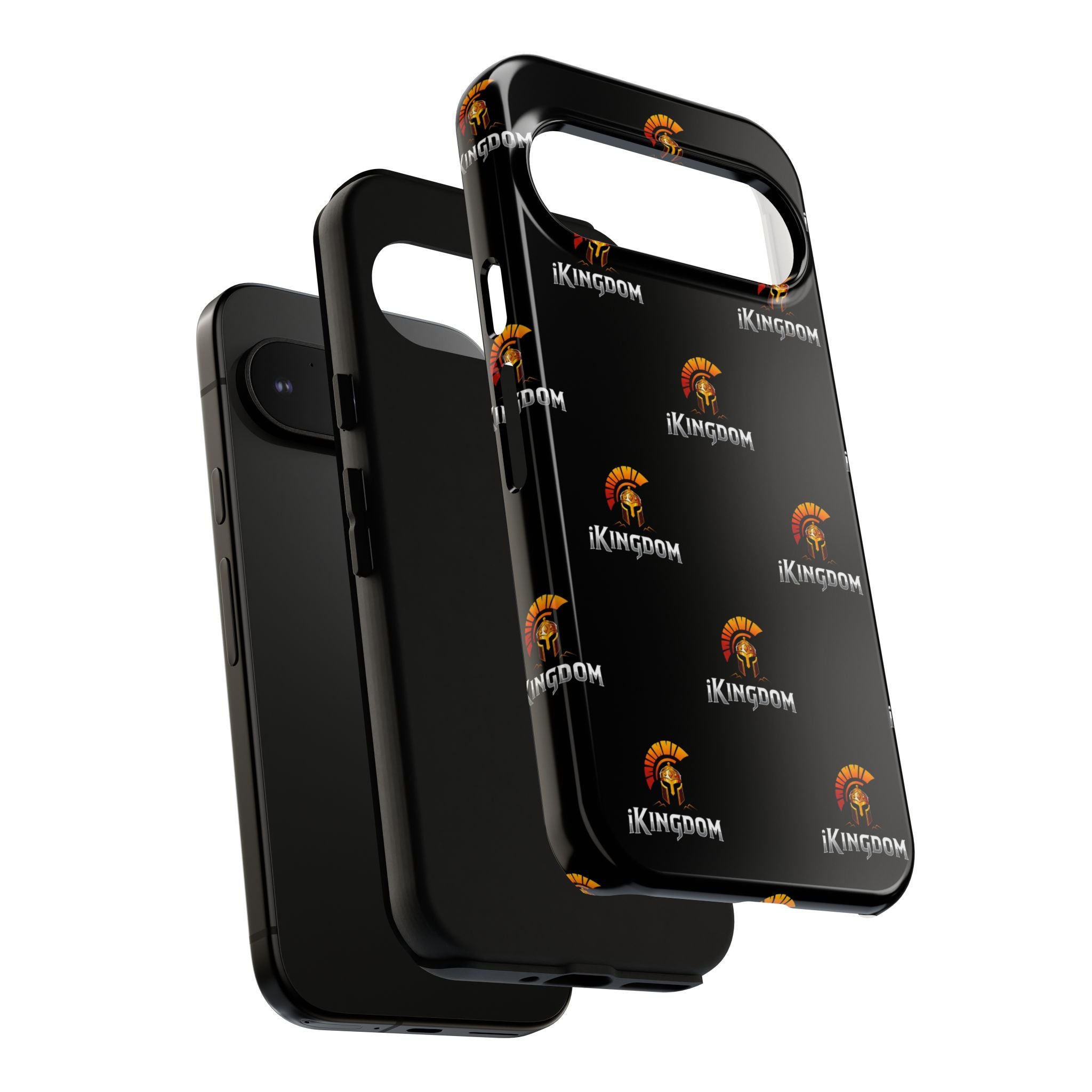 iKingdom Spartan Logo Tough Phone Case — Black Protective Phone Cover