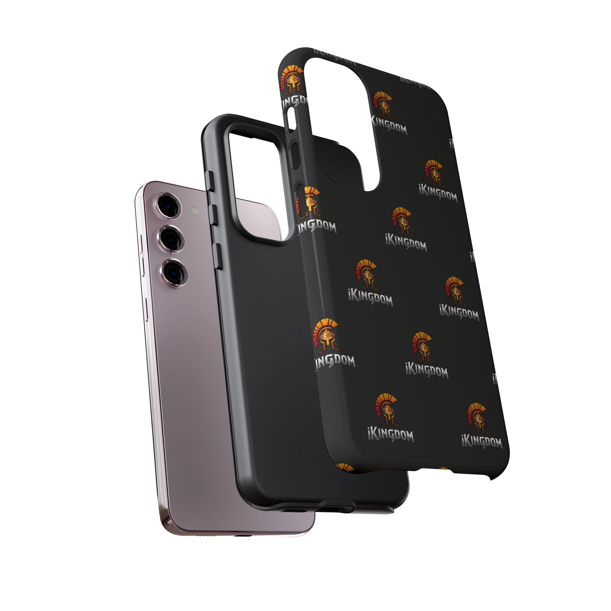 iKingdom Spartan Logo Tough Phone Case — Black Protective Phone Cover