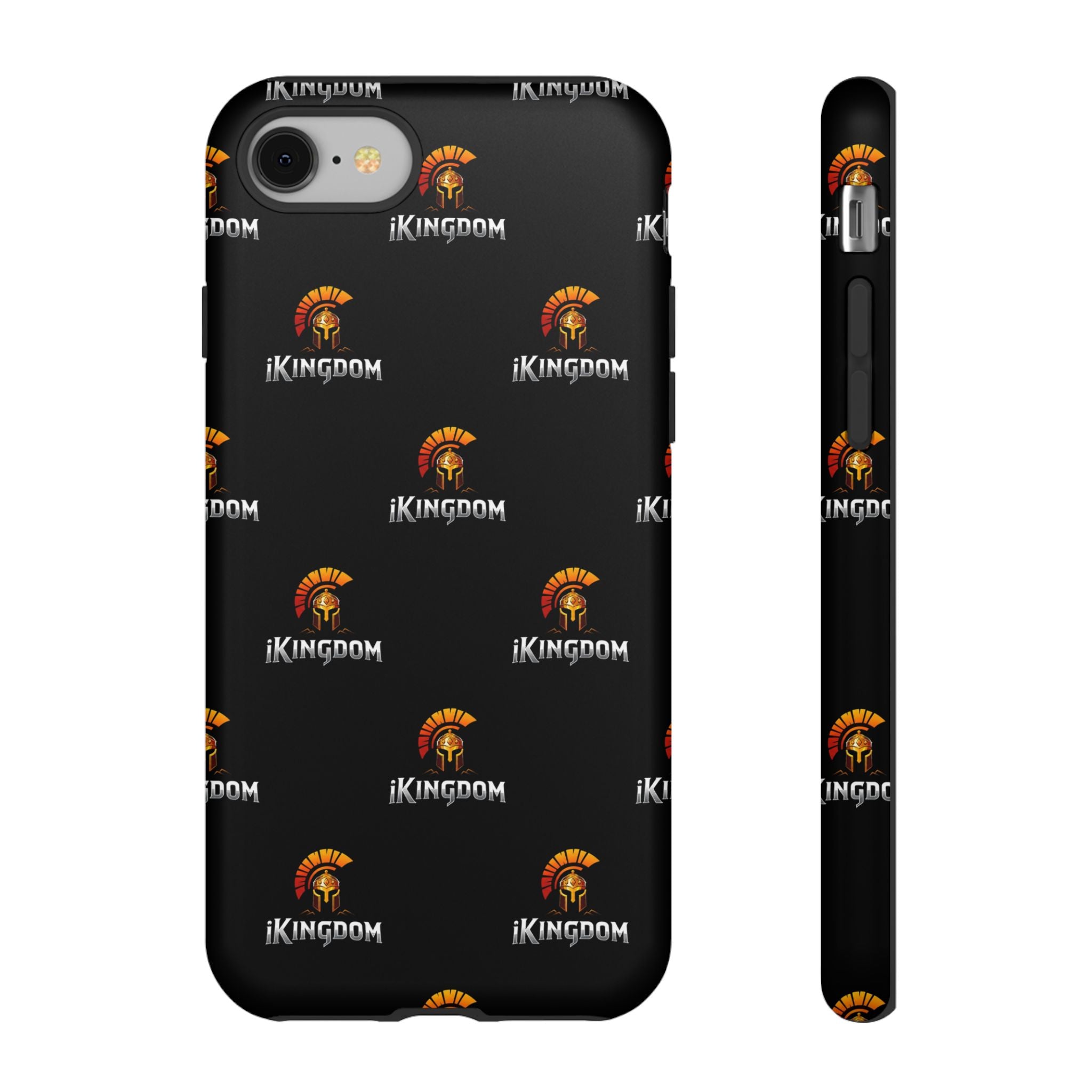 iKingdom Spartan Logo Tough Phone Case — Black Protective Phone Cover