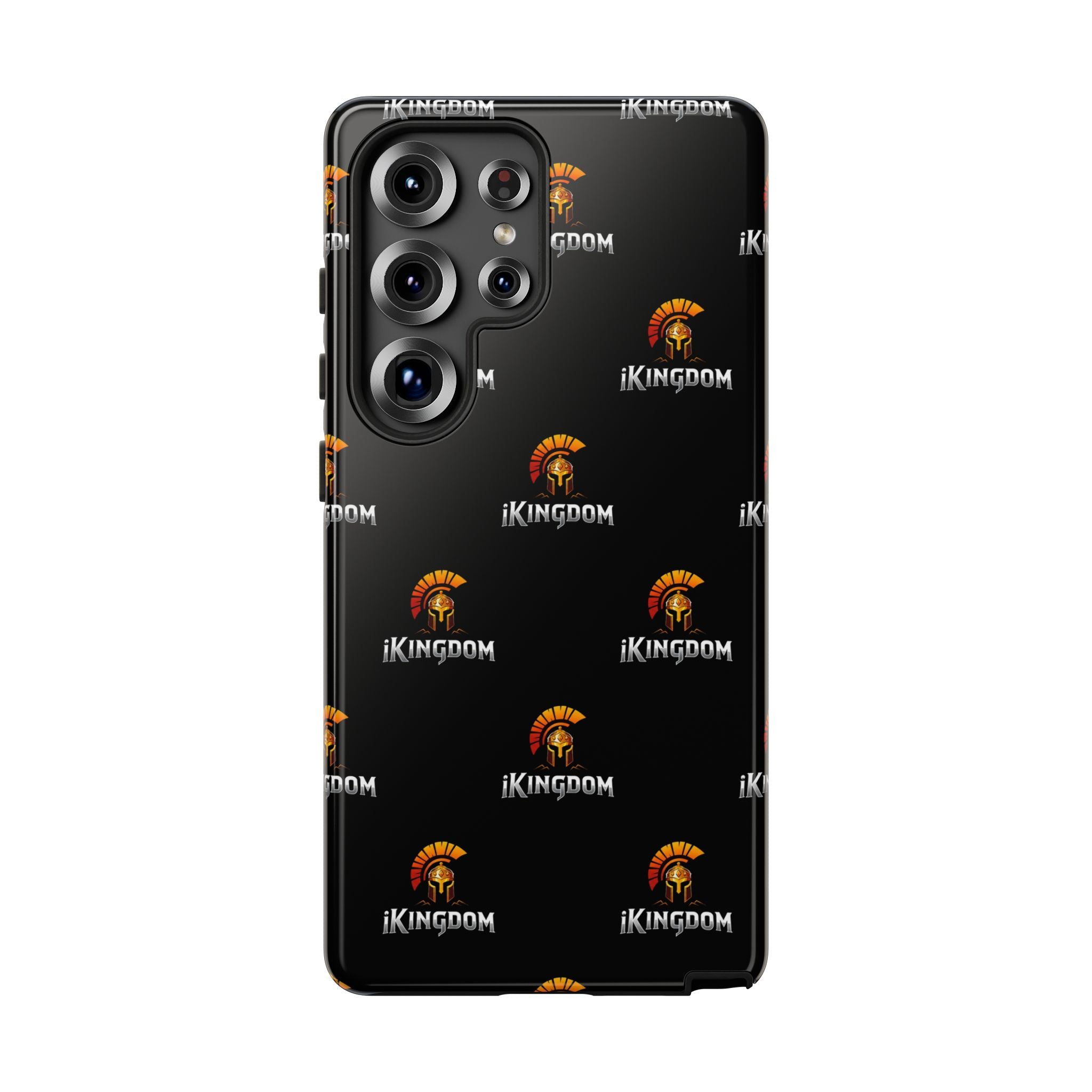 iKingdom Spartan Logo Tough Phone Case — Black Protective Phone Cover