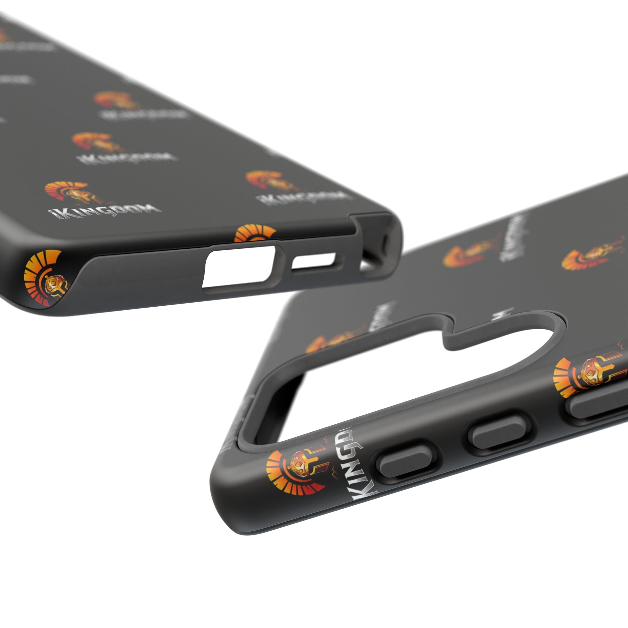 iKingdom Spartan Logo Tough Phone Case — Black Protective Phone Cover