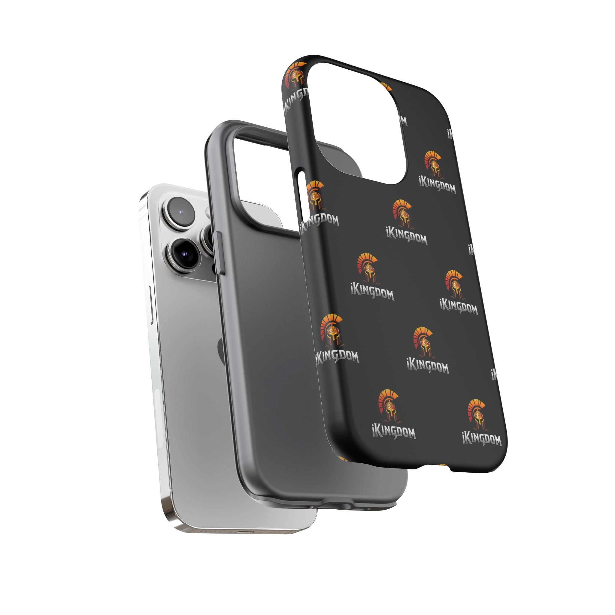 iKingdom Spartan Logo Tough Phone Case — Black Protective Phone Cover