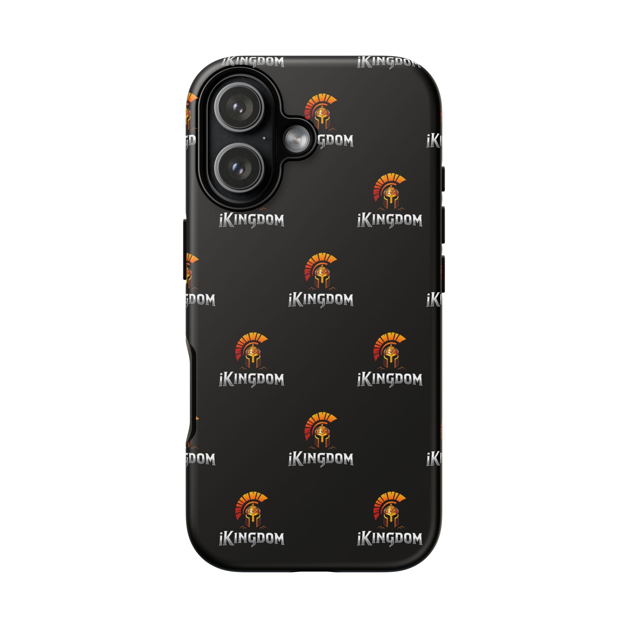 iKingdom Spartan Logo Tough Phone Case — Black Protective Phone Cover