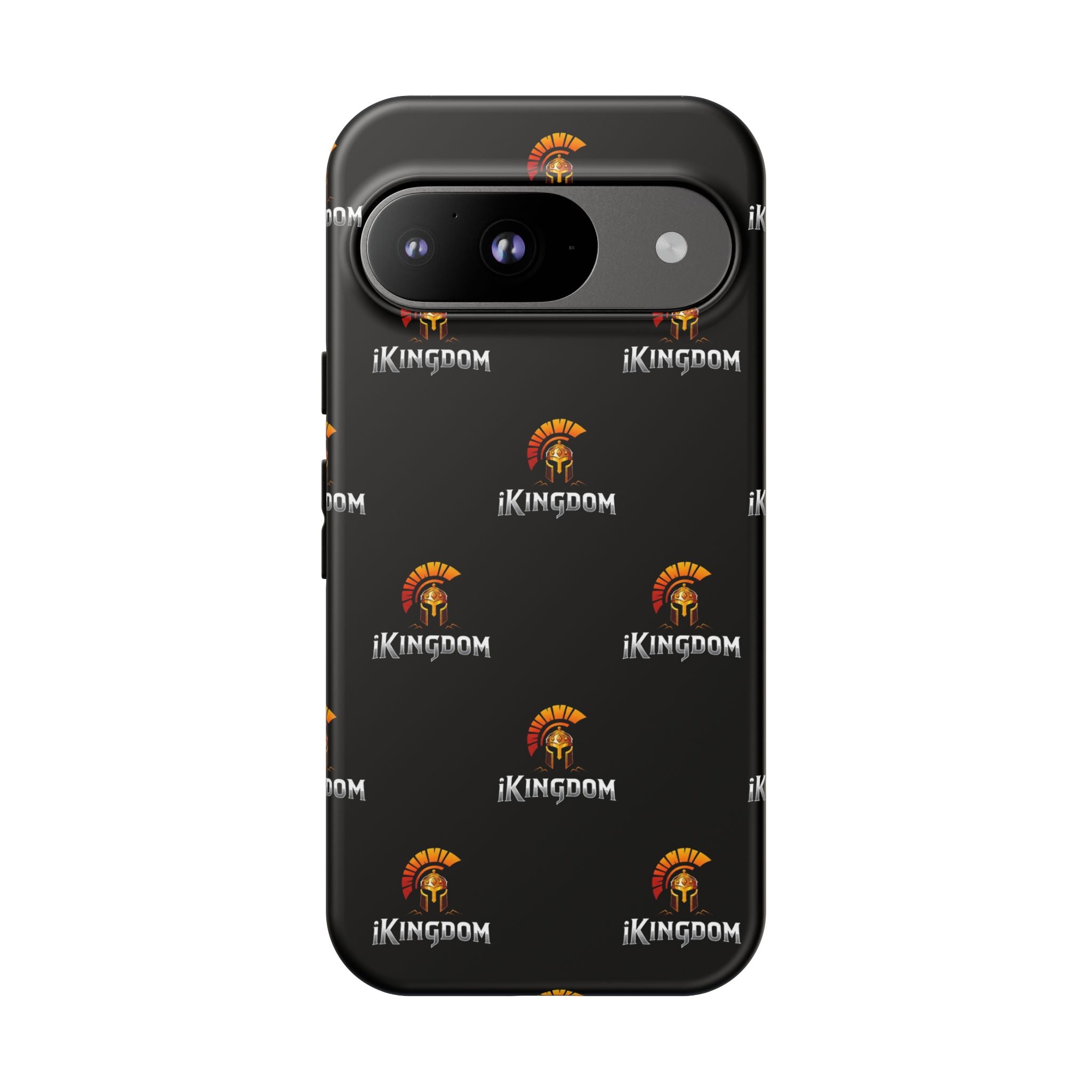 iKingdom Spartan Logo Tough Phone Case — Black Protective Phone Cover
