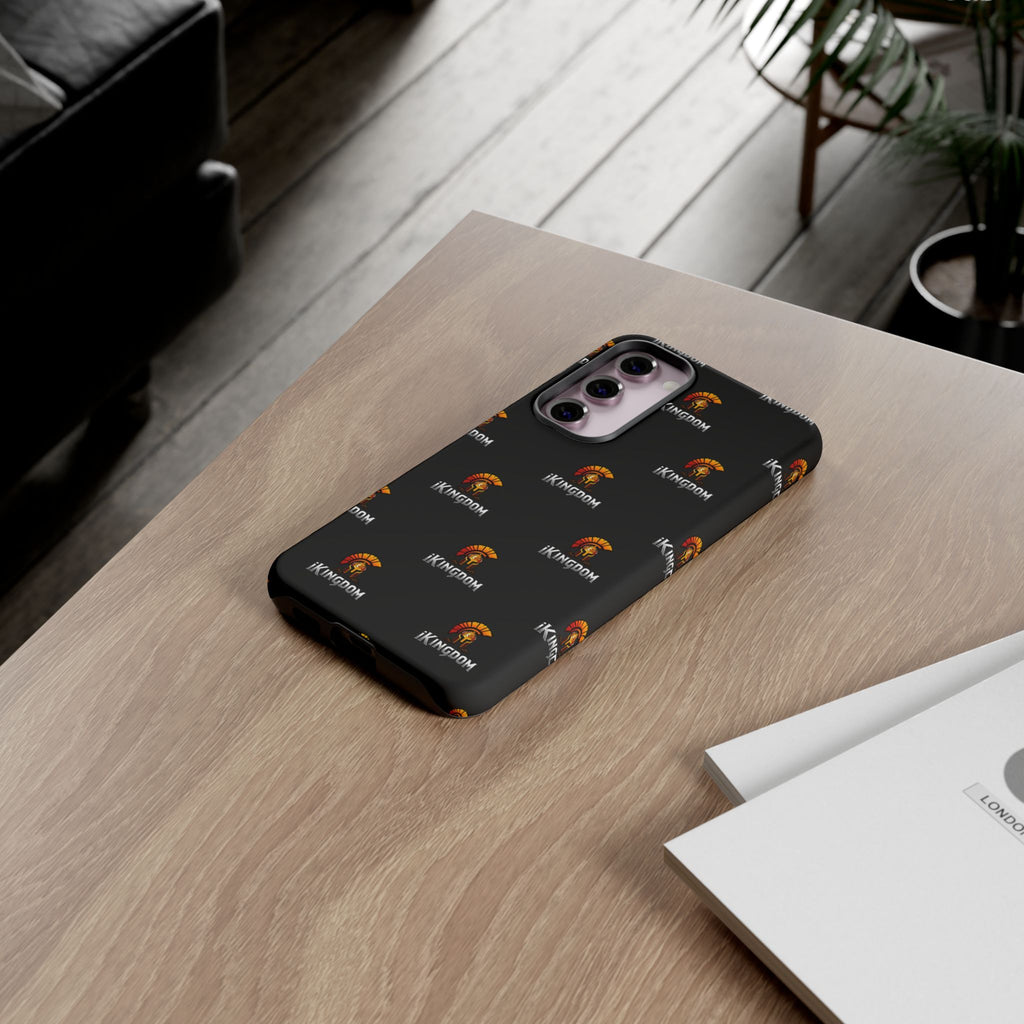 iKingdom Spartan Logo Tough Phone Case — Black Protective Phone Cover