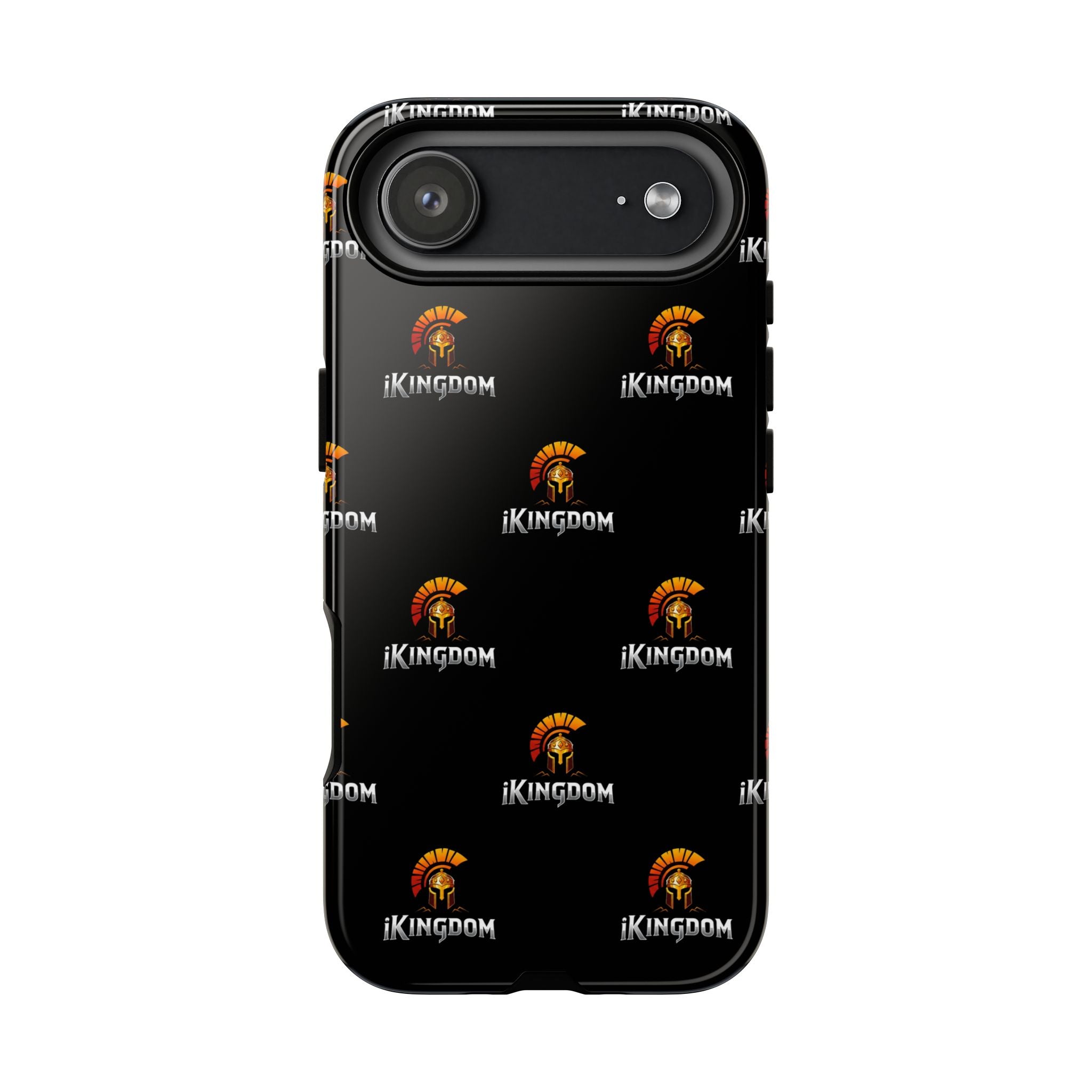 iKingdom Spartan Logo Tough Phone Case — Black Protective Phone Cover