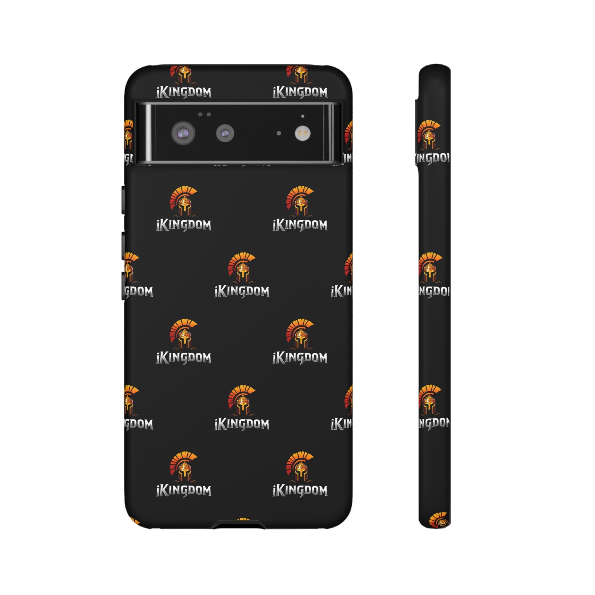iKingdom Spartan Logo Tough Phone Case — Black Protective Phone Cover